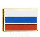 запонки флаг россии, серебро 925 проба с золочением и эмалью (арт. 34958)