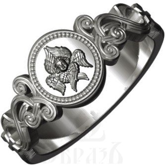 православное кольцо "господи пошли благодать твою в помощь мне", серебро 925 пробы (арт. 16.008)