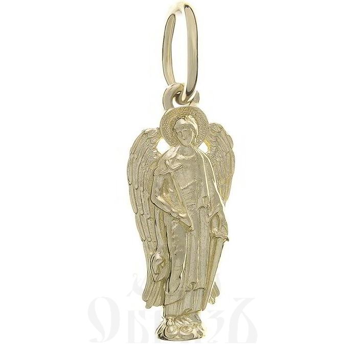 нательная икона ангел хранитель, золото 585 пробы желтое (арт. п10125-з5ж)